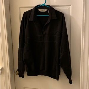 Banded bottom longsleeve shirt